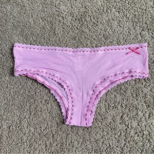 Vintage Victoria’s Secret Angels Pink Brazilian Panties Large